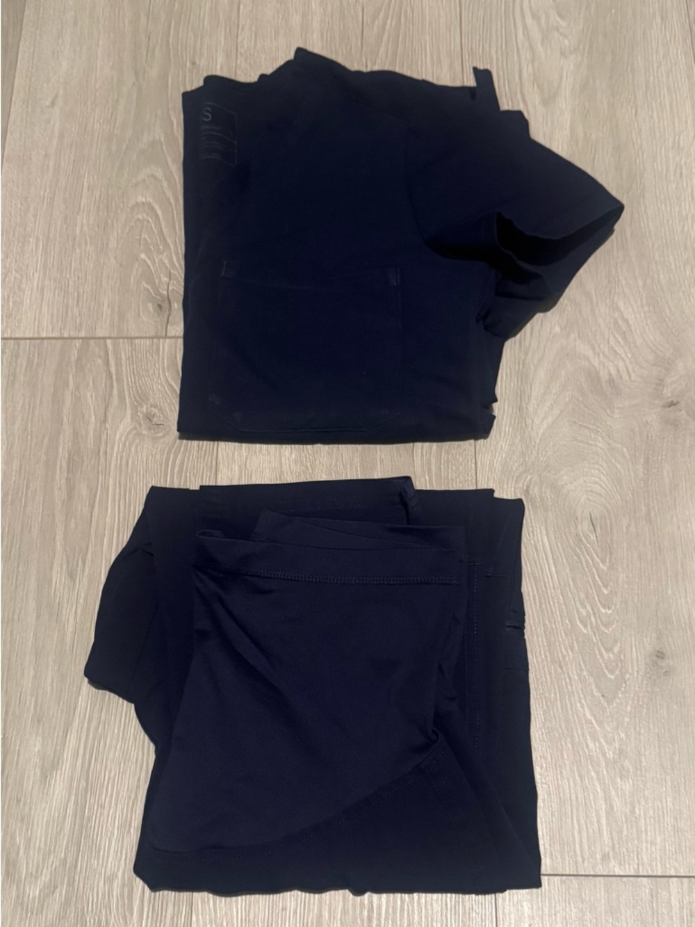 Figs Women's Maternity Navy Scrub Set